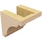 Ekena Millwork 4"W x 4"D x 4"H Wide Pescadero Rough Cedar Woodgrain TimberThane Corbel, Primed Tan CORUR04X04X04PECRCPR - alternate 6